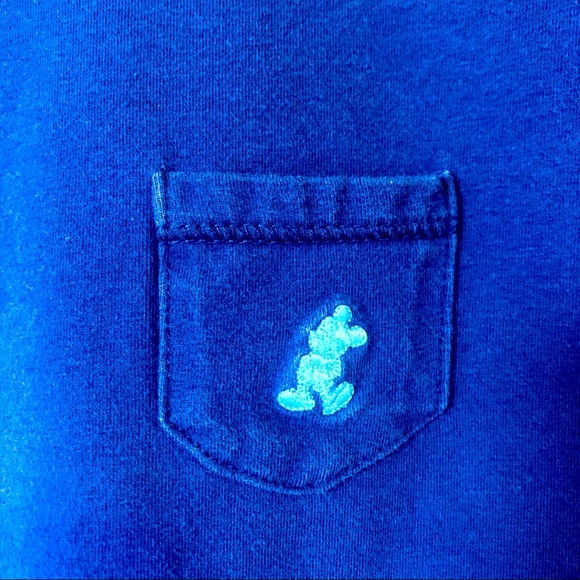 Walt Disney World Mickey Mouse Navy Blue Short Sleeve Tee Shirt Woman’s XL - Picture 4 of 8